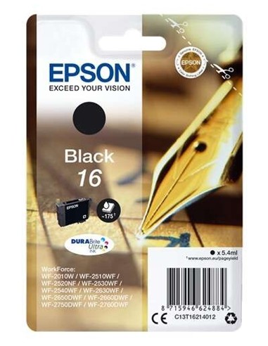 TINTA EPSON C13T162140 T1621 BLACK 16