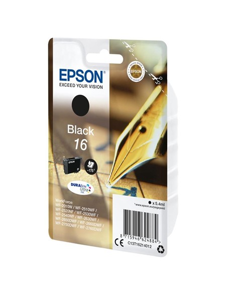 TINTA EPSON C13T162140 T1621 BLACK 16