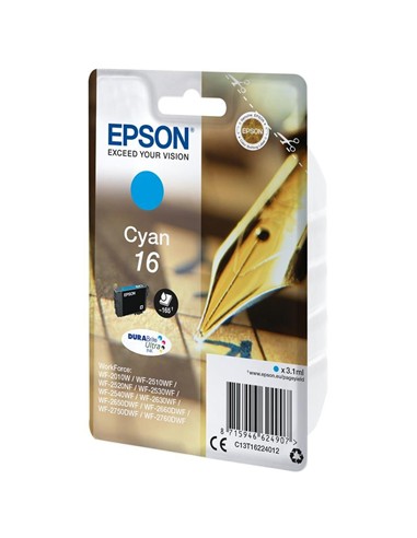 TINTA EPSON C13T16224012 T1622 CYAN 16