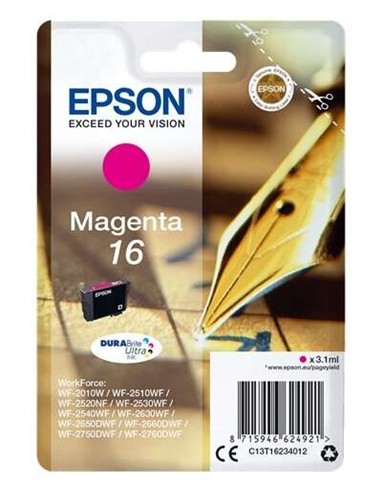 TINTA EPSON C13T16234012 T1623 MAGENTA 16