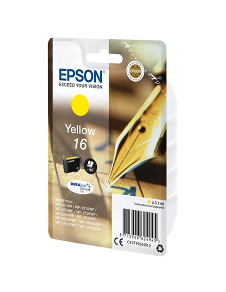 TINTA EPSON C13T16244012 T1624 YELLOW 16