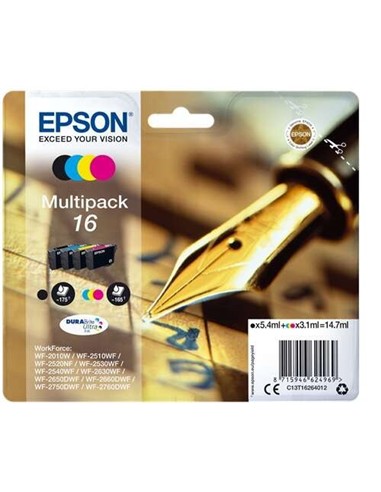 TINTA EPSON C13T16264012 T1626 MULTIPACK 16