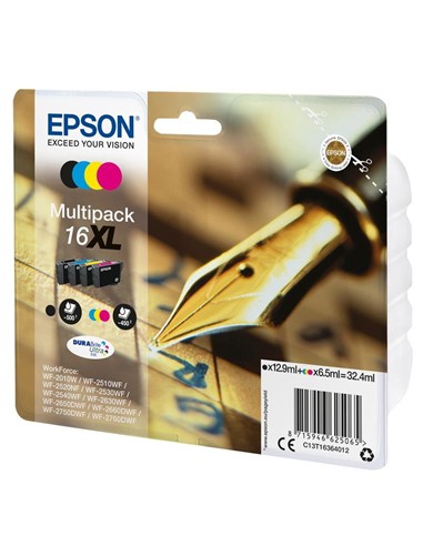 TINTA EPSON C13T16364012 T1636 MULTIPACK 16XL