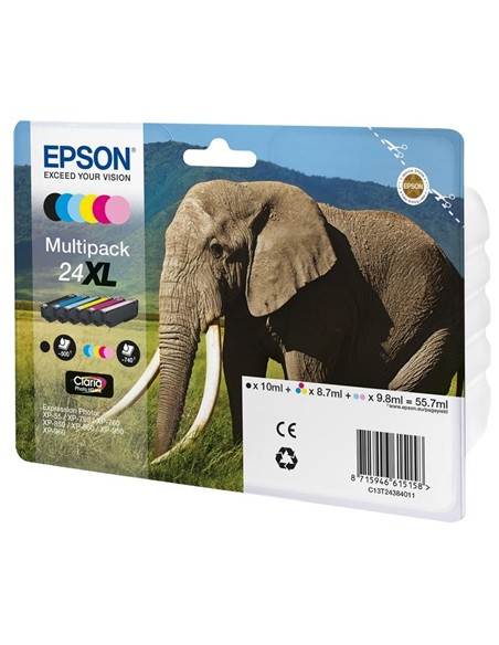 TINTA EPSON C13T24384011 MULTIPACK 6 COLORES 24XL