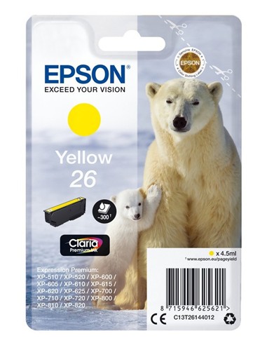 TINTA EPSON C13T26144022 YELLOW T2614