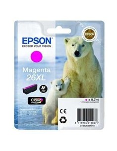 TINTA EPSON C13T26334012 MAGENTA 26XL