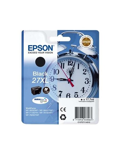 TINTA EPSON C13T27114012 BLACK T2711 27XL...