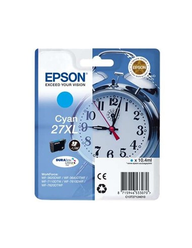 TINTA EPSON C13T27124012 CYAN T2712 27XL...