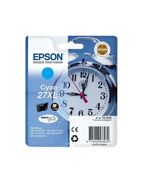 TINTA EPSON C13T27124012 CYAN T2712 27XL DURABRITE ULTRA