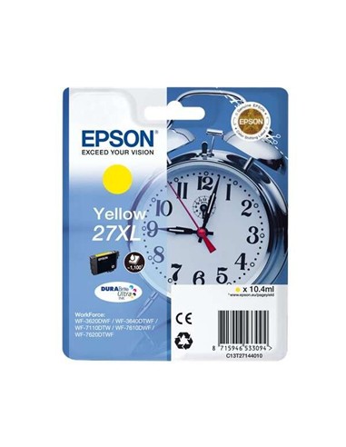 TINTA EPSON C13T27144012 YELLOW T2714 27XL...