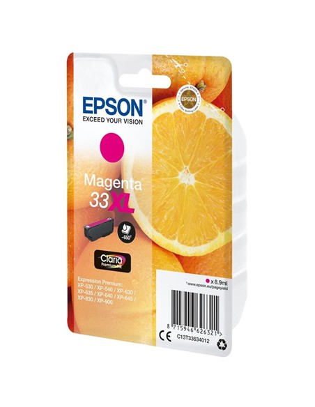 TINTA EPSON C13T33634012 MAGENTA XL 33XL