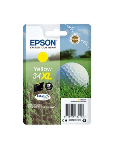 TINTA EPSON C13T34744010 YELLOW 34XL DURABRITE...