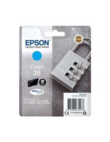 TINTA EPSON C13T35824010 CYAN 35 DURABRITE...
