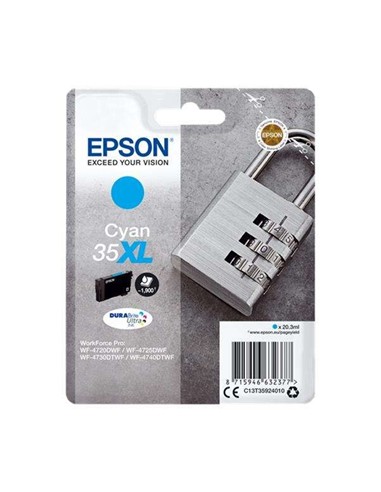 TINTA EPSON C13T35924010 CYAN 35XL DURABRITE...