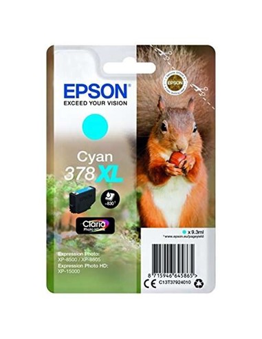 TINTA EPSON C13T37924010 CYAN 378XL T3792