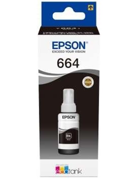 TINTA EPSON L355/L555 BOTE BLACK 664 ECOTANK BOTTLE (70ML)