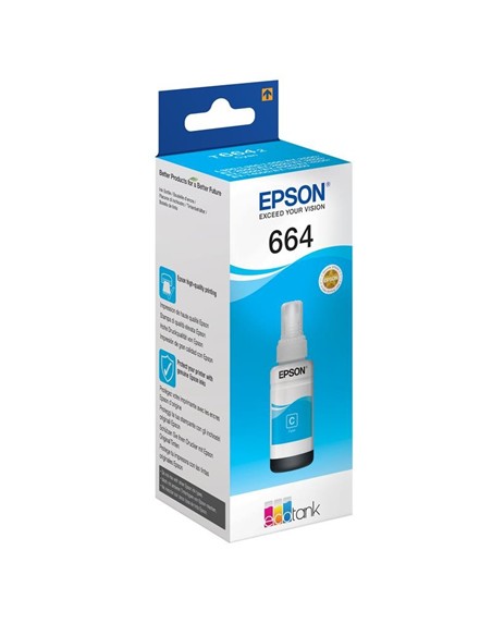 TINTA EPSON L355/L555 BOTE CYAN 664 ECOTANK BOTTLE (70ML)