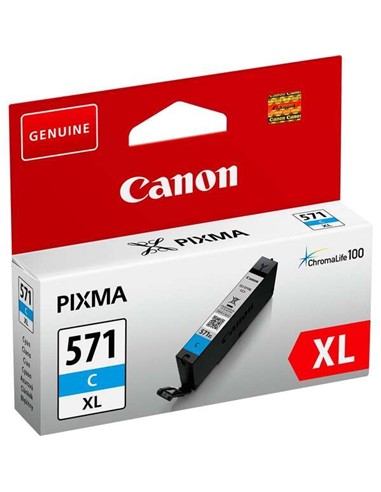 TINTA CANON CLI571CXL CYAN ALTA CAPACIDAD