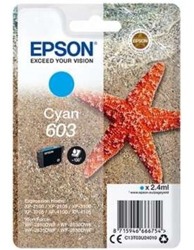 TINTA EPSON C13T03U24010 CYAN T03U2 Nº603
