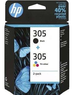 TINTA HP 6ZD17AE 305 MULTIPACK BLACK+COLOR