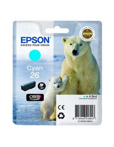 TINTA EPSON C13T26124012 T2612 CYAN