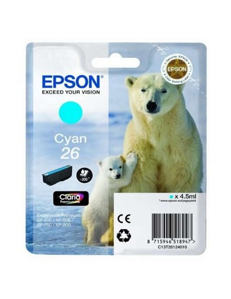 TINTA EPSON C13T26124012 T2612 CYAN