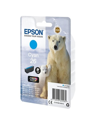 TINTA EPSON C13T26124012 T2612 CYAN