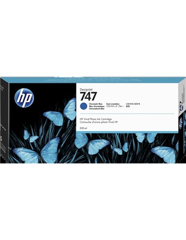 TINTA HP P2V85A CHROMATIC CYAN Nº 747