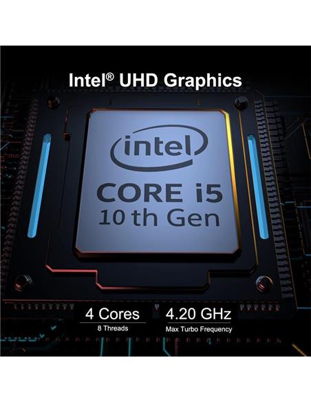 ORDENADOR INTEL NUC I5 10210U/8GB/SSD500GB M2/HDMI/WF/BT