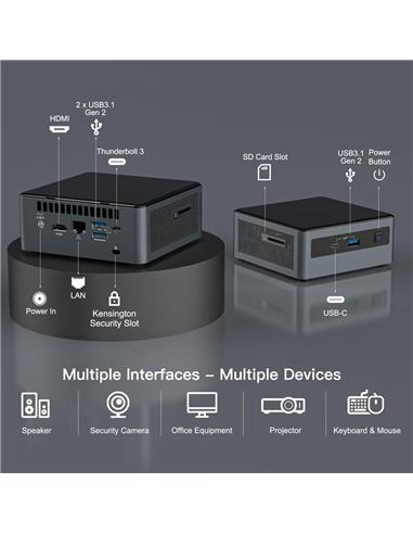 ORDENADOR INTEL NUC I5 10210U/8GB/SSD500GB M2/HDMI/WF/BT