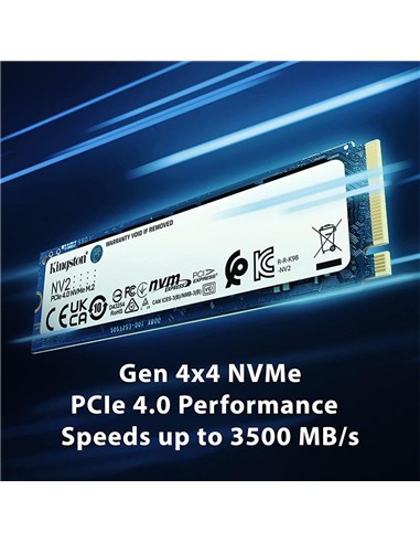 DISCO DURO SSD KINGSTON NV2 500GB M2 NVME PCIE...