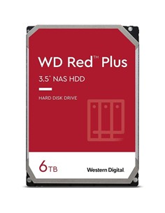DISCO DURO WESTERN DIGITAL 6TB 3,5 RED PLUS NAS SATA3 256MB