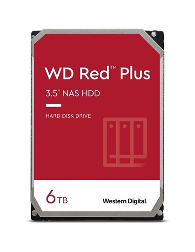 DISCO DURO WESTERN DIGITAL 6TB 3,5 RED PLUS NAS...