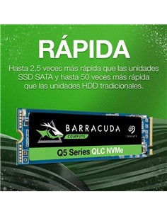DISCO DURO SSD SEAGATE BARRACUDA Q5 1TB C900 PLUS M2 NVME... 2