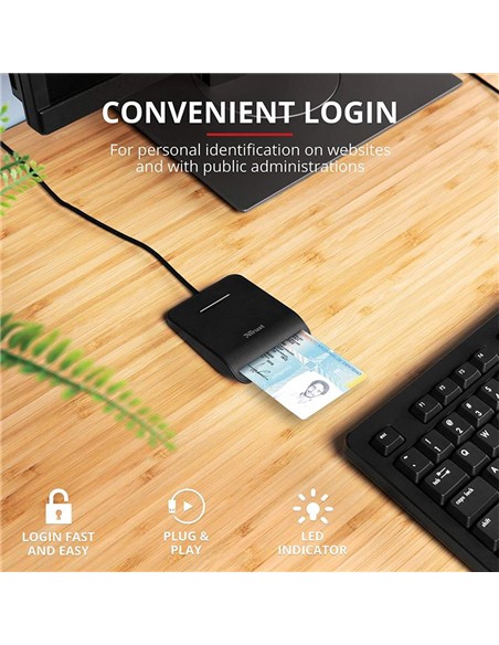 LECTOR DE DNI TRUST PRIMO USB