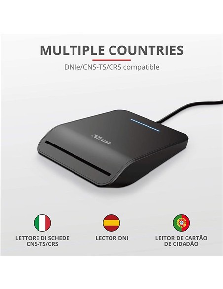 LECTOR DE DNI TRUST PRIMO USB