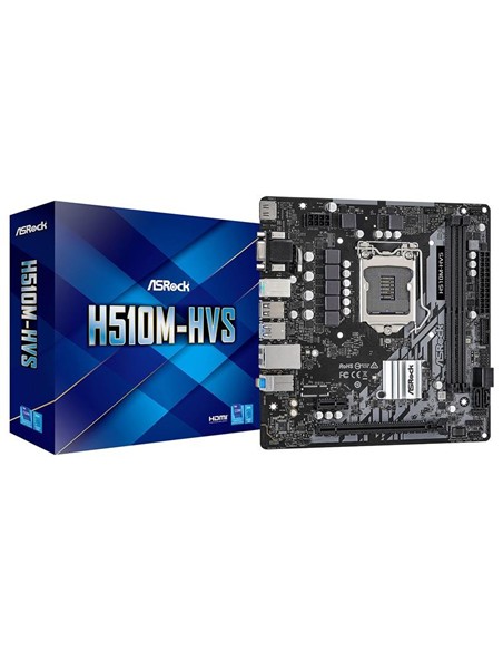 PLACA BASE ASROCK H510M-HVS VGA + HDMI