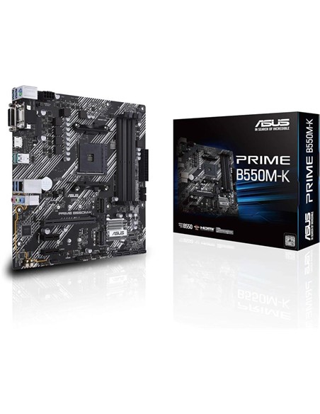 PLACA BASE ASUS B550M-K M-ATX DDR4 HDMI + VGA + DVI