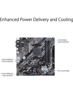 PLACA BASE ASUS B550M-K M-ATX DDR4 HDMI + VGA + DVI 2