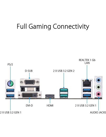 PLACA BASE ASUS B550M-K M-ATX DDR4 HDMI + VGA + DVI