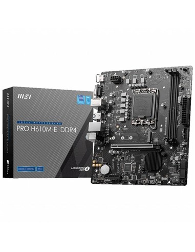PLACA BASE MSI PRO H610M-E DDR4 MATX VGA + HDMI