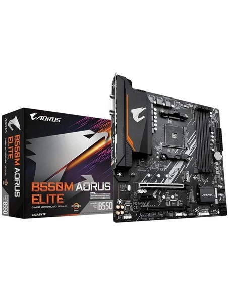 PLACA BASE GIGABYTE GA-B550M AORUS ELITE AMD AM4 HDMI + DVI