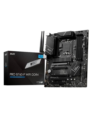 PLACA BASE MSI PRO B760-P WIFI ATX DDR4 HDMI + DP