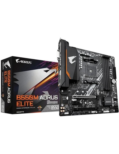 PLACA BASE GIGABYTE GA-B550M AORUS ELITE AMD AM4 HDMI + DVI