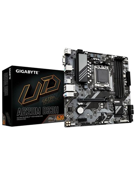 PLACA BASE GIGABYTE GA-A620M DS3H AMD AM5 MATX 4XDDR5 HDMI + DP + VGA