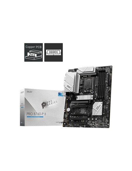 PLACA BASE MSI PRO B760-P II ATX 4XDDR5 HDMI + DP