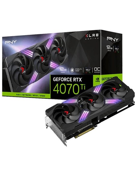 TARJETA DE VIDEO NVIDIA PNY RTX4070TI SUPER 16GB GAMING VERTO OC GDDR6 PCIE