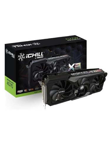 TARJETA DE VIDEO NVIDIA INNO3D RTX4070 ICHILL X3 12GB GDRR6 PCIE 4.0