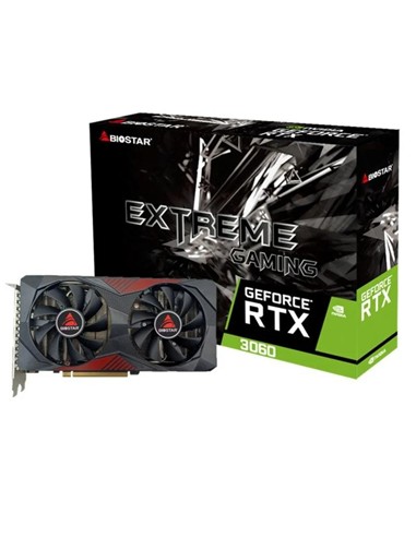 TARJETA DE VIDEO BIOSTAR RTX3060 EXTREME GAMING 12GB GDDR6 HDMI DP