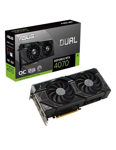 TARJETA DE VIDEO ASUS RTX4070 DUAL OC 12GB GDDR6X